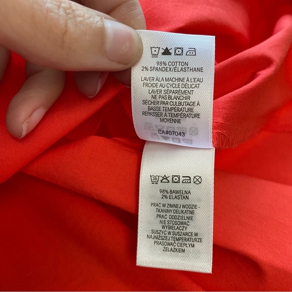 *NWT* Heyton Preppy Holiday Casual Chic Scalloped Hem Vibrant Cotton Mini Dress - Picture 8 of 9